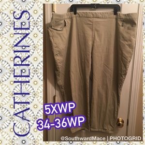 Catherine’s essential flat front khaki pant 5XWP